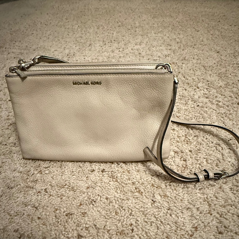 Michael Kors Double Zip Leather Purse